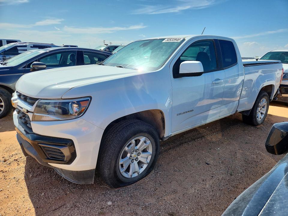 2022 Chevrolet Colorado VIN 1GCHSCEA7N1217918 COPART salvage auction — MINOR DENT/SCRATCHES, Tx - Certificate Of Title, sold $11,900 on 2026-07-29 (photo 1)