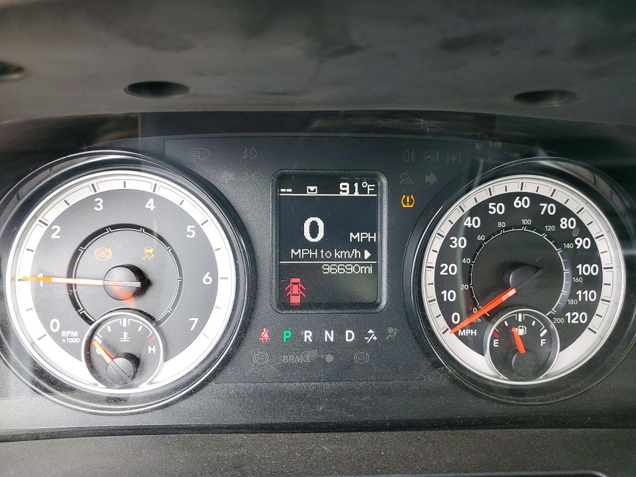 2021 Ram 1500 VIN 1C6RR6FG4MS575627 COPART salvage auction — Rear End, TX - SALVAGE VEHICLE TITLE, sold $4,050 on 2026-06-25 (photo 9)