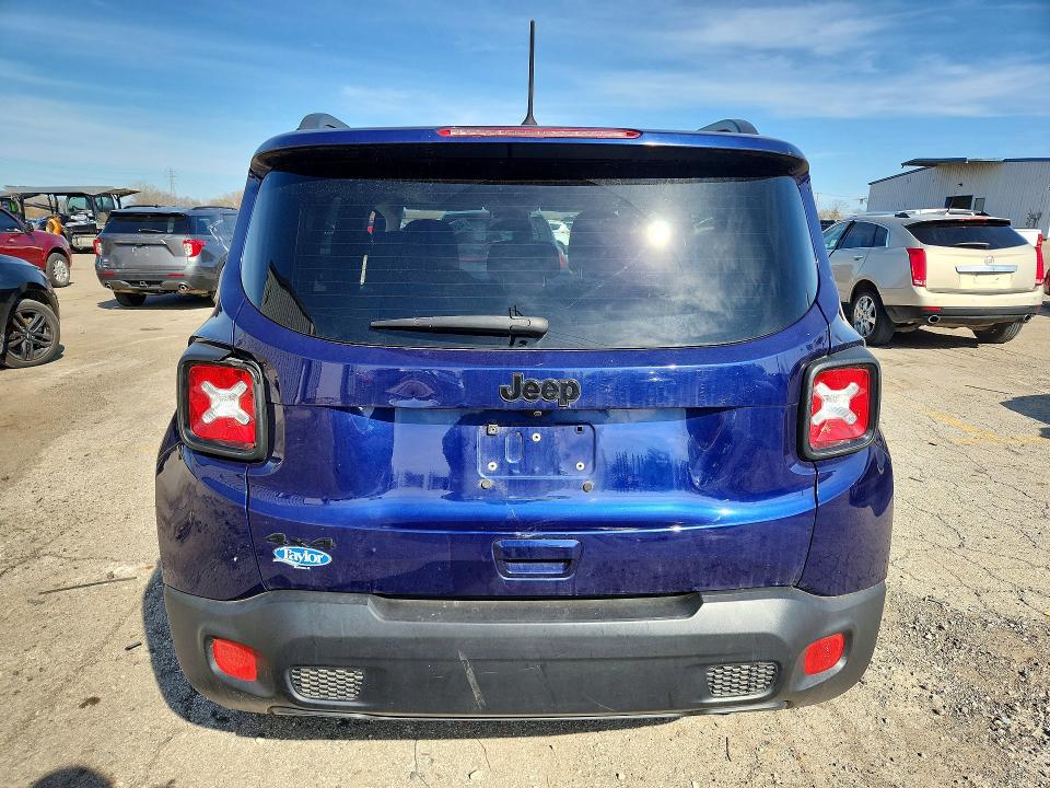 2018 Jeep Renegade VIN ZACCJBAB8JPJ02239 COPART salvage auction — HAIL, Il - Salvage Certificate, sold $2,400 on 2026-07-29 (photo 6)