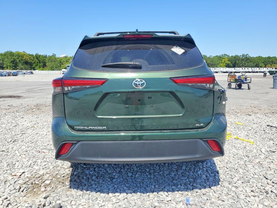 2023 Toyota Highlander VIN 5TDKDRAH5PS512611 COPART salvage auction — FRONT END, Salvage Title, sold $12,200 on 2026-07-22 (photo 6)