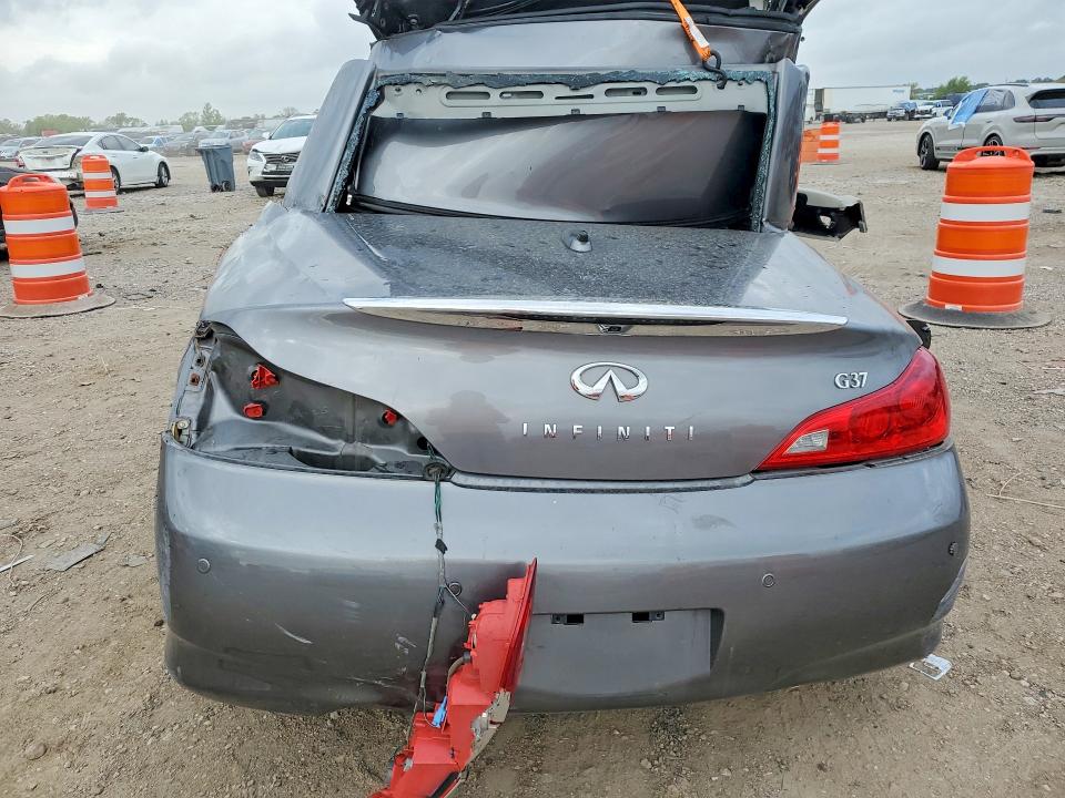 2013 Infiniti G37 VIN JN1CV6FE6DM772704 COPART salvage auction — ALL OVER, Tx - Nonrepairable Title, sold $500 on 2026-07-16 (photo 6)