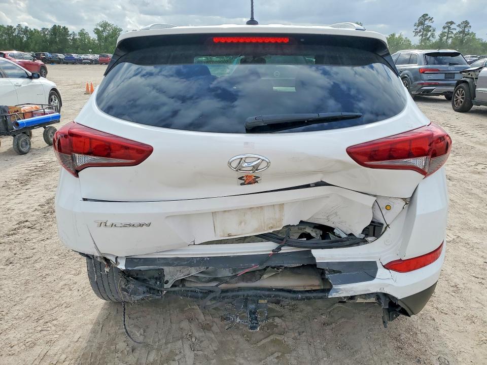 2016 Hyundai Tucson VIN KM8J33A45GU145709 COPART salvage auction — REAR END, Tx - Salvage Vehicle Title, sold $1,900 on 2026-07-10 (photo 6)