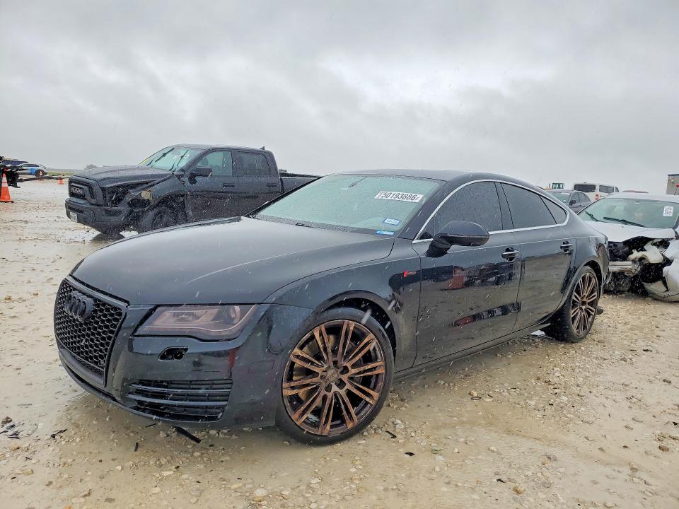 2013 Audi A7 VIN WAUYGAFC4DN052825 COPART salvage auction — REAR END, Tx - Salvage Vehicle Title, sold $600 on 2026-07-09 (photo 1)
