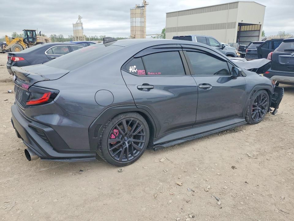 2022 Subaru Wrx VIN JF1VBAF62N9029347 COPART salvage auction — FRONT END, Mo - Salvage Certificate Of Title, sold $100 on 2026-07-28 (photo 3)