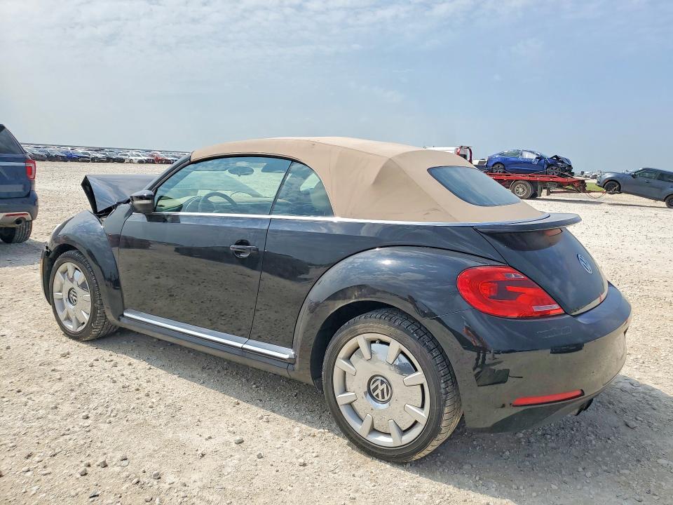 2015 Volkswagen Beetle VIN 3VW517AT1FM802872 COPART salvage auction — FRONT END, Tx - Salvage Vehicle Title, sold $3,650 on 2026-07-02 (photo 2)