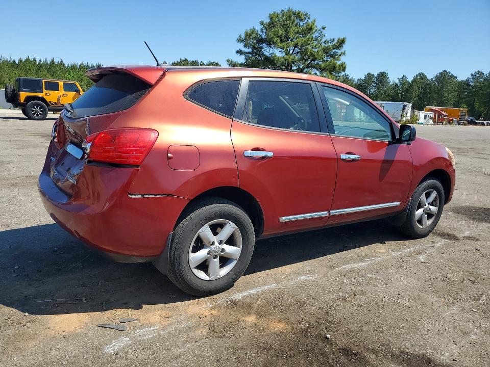 2012 Nissan Rogue VIN JN8AS5MT4CW283721 COPART salvage auction — REAR END, SC - CERT OF TITLE-SALVAGE, sold $400 on 2026-07-24 (photo 3)