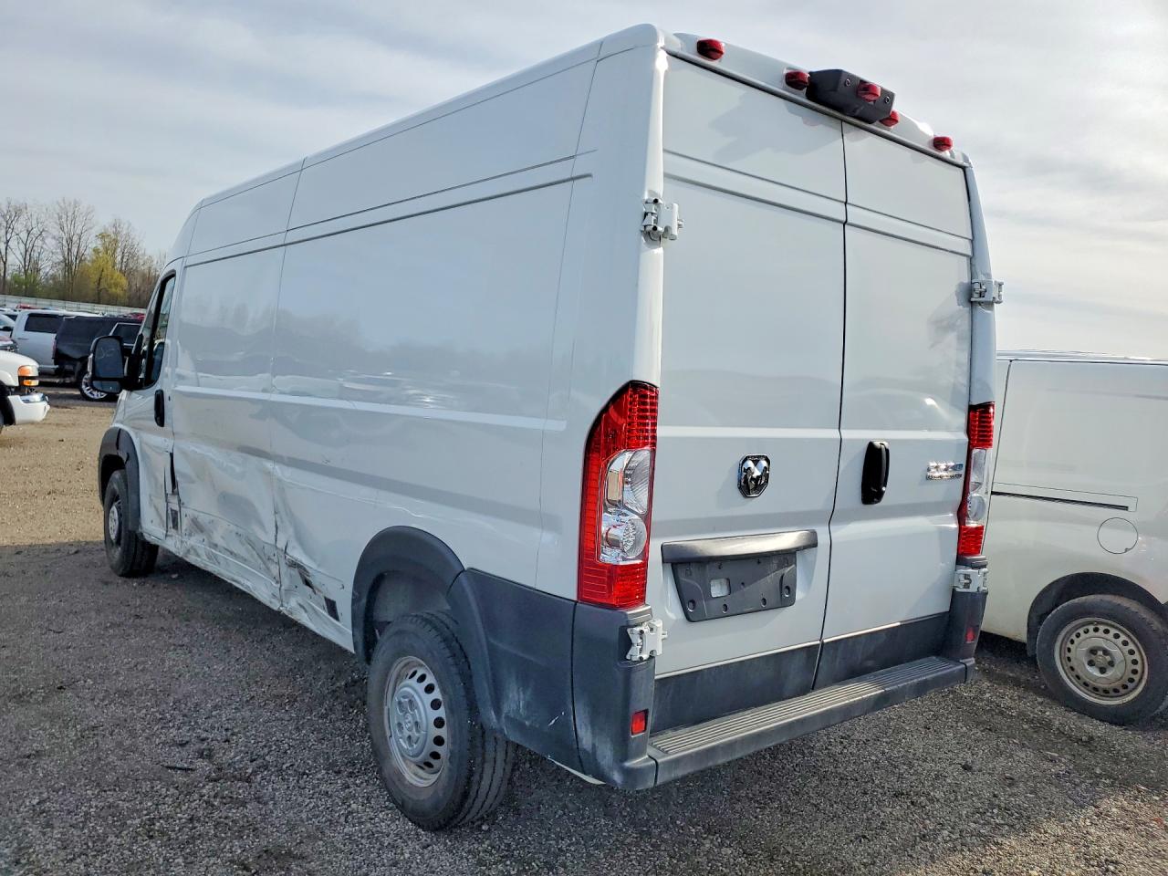 2025 Ram Promaster 2500 VIN 3C6LRVDG6SE512144 COPART salvage auction — Side, MI - CERTIFICATE OF TITLE, sold $22,000 on 2026-04-29 (photo 2)