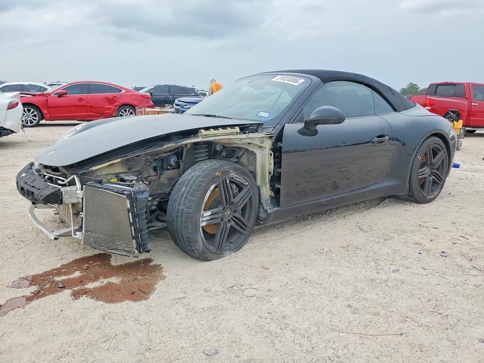 2017 Porsche 911 VIN WP0CA2A90HS142481 COPART salvage auction — FRONT END, TX, sold $34,000 on 2026-07-17 (photo 1)