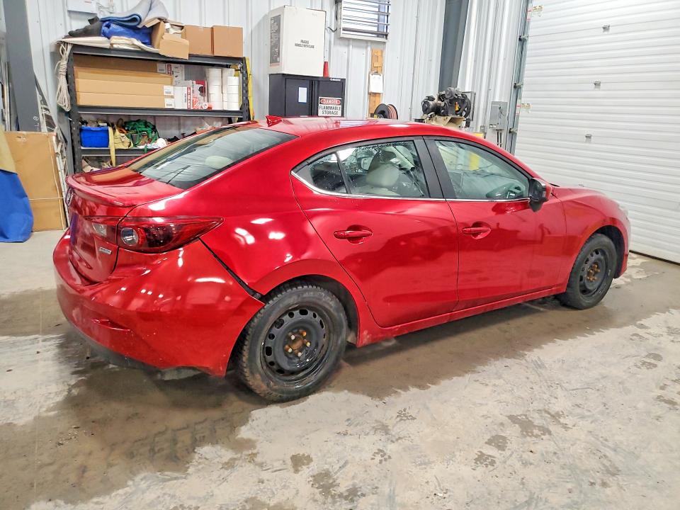 2014 Mazda 3 VIN JM1BM1W36E1210544 COPART salvage auction — SIDE, Salvage Title, sold $925 on 2026-07-14 (photo 3)