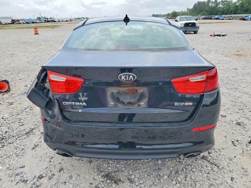 2014 Kia Optima VIN 5XXGN4A77EG328458 COPART salvage auction — SIDE, Tx - Certificate Of Title, sold $700 on 2026-07-02 (photo 6)