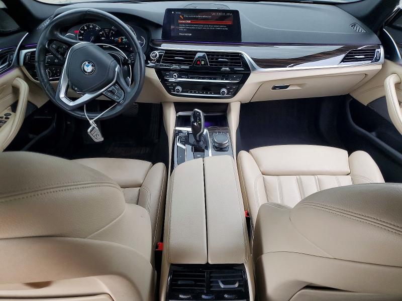 2018 BMW 5er VIN WBAJE7C52JWD53408 COPART salvage auction — SIDE, NY - MV-907A SALVAGE CERTIFICATE, sold $4,150 on 2026-07-21 (photo 8)