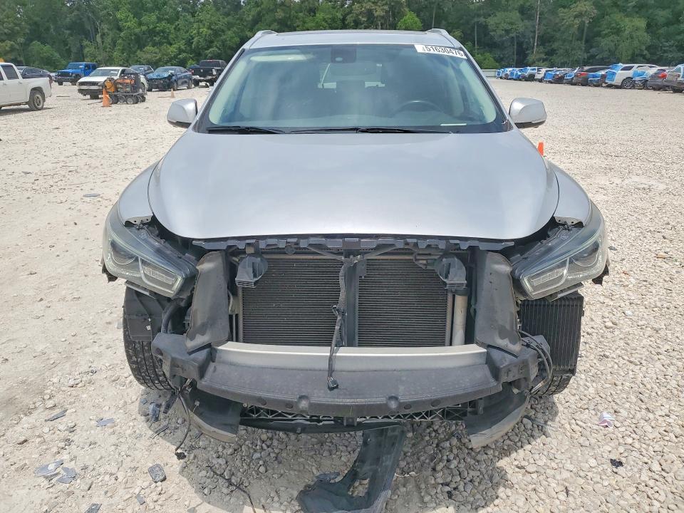 2018 Infiniti Qx60 VIN 5N1DL0MN1JC510299 COPART salvage auction — FRONT END, Tx - Certificate Of Title, sold $4,300 on 2026-07-03 (photo 5)
