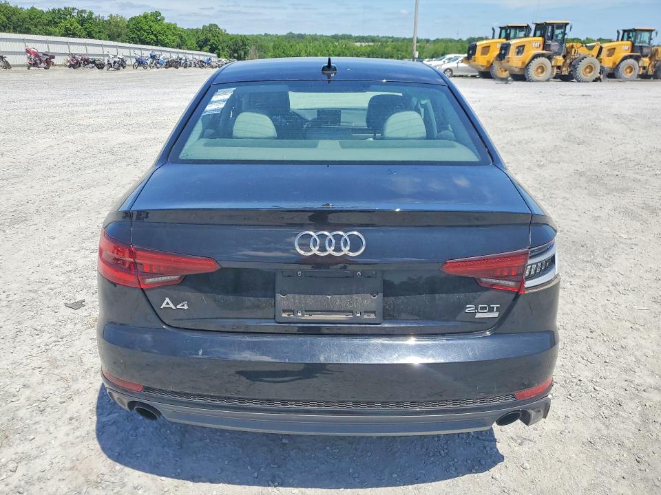 2018 Audi A4 VIN WAUKMAF4XJA076640 COPART salvage auction — FRONT END, Nc - Salvage Certificate Of Title, sold $175 on 2026-07-29 (photo 6)