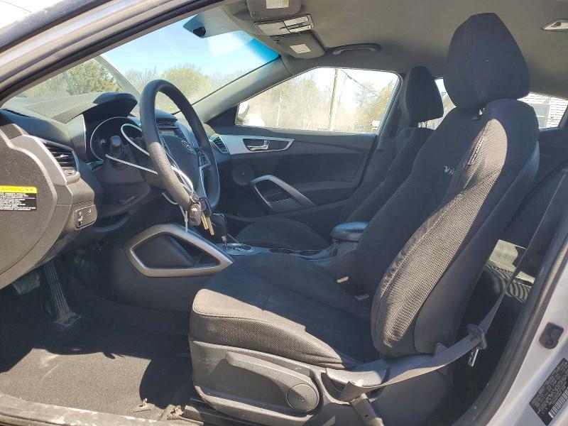 2015 Hyundai Veloster VIN KMHTC6AD9FU243408 COPART salvage auction — FRONT END, Fl - Certificate Of Destruction, sold $425 on 2026-07-16 (photo 7)
