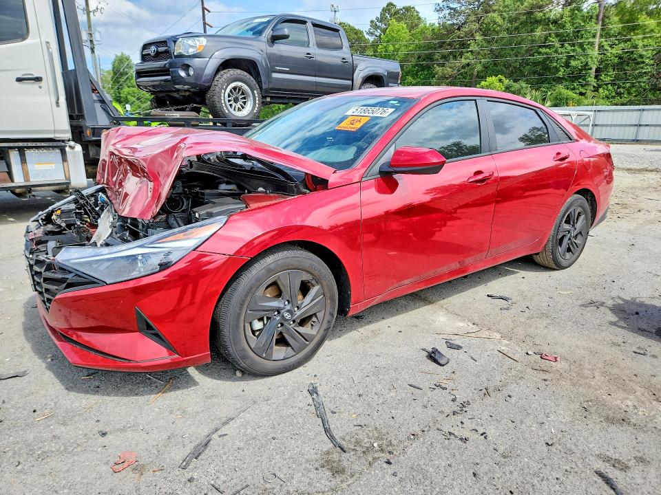 2023 Hyundai Elantra VIN KMHLM4AG6PU467619 COPART salvage auction — FRONT END, GA, sold $275 on 2026-07-27 (photo 1)