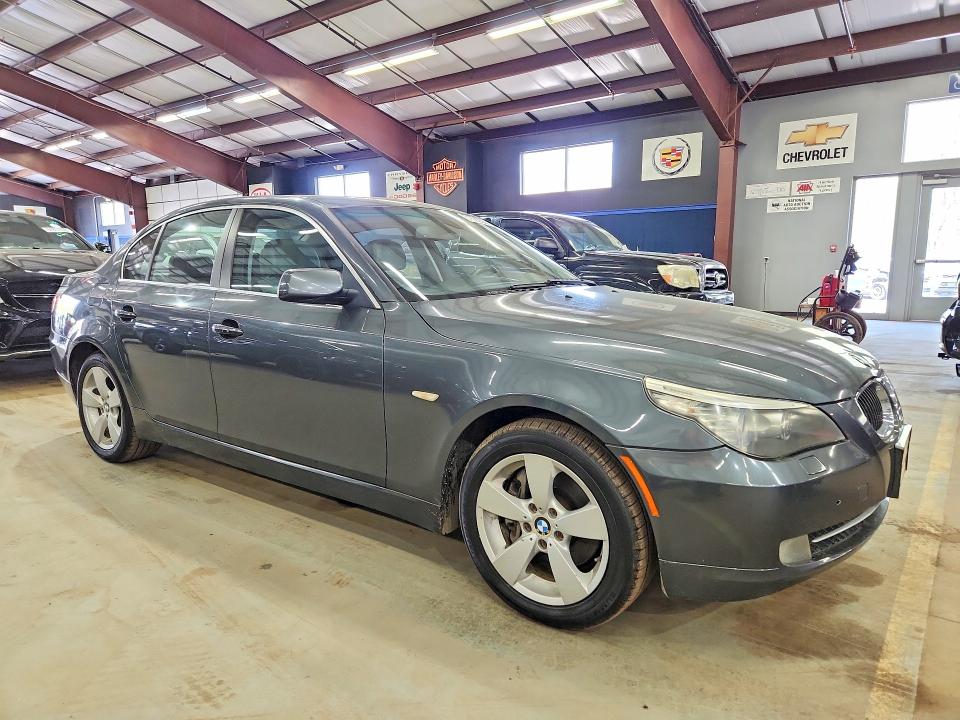2008 BMW 5 series VIN WBANV13518CZ53568 COPART salvage auction — MINOR DENT/SCRATCHES, Nh - Certificate Of Title, sold $1,400 on 2026-08-27 (photo 4)
