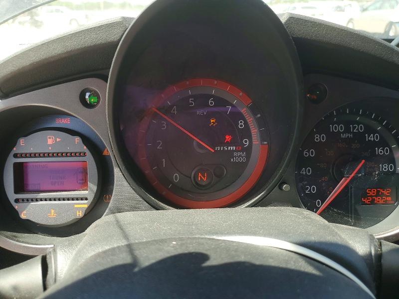 2019 Nissan 370z VIN JN1AZ4EH0KM420873 COPART salvage auction — REAR END, Fl - Cert Of Title Slvg Rebuildable, sold $7,500 on 2026-07-23 (photo 9)