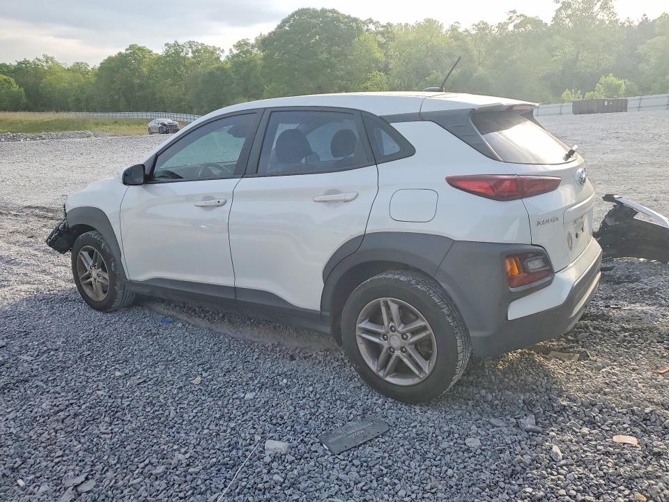 2020 Hyundai Kona VIN KM8K1CAA2LU487189 COPART salvage auction — FRONT END, Wv - Salvage Certificate, sold $250 on 2026-07-23 (photo 2)