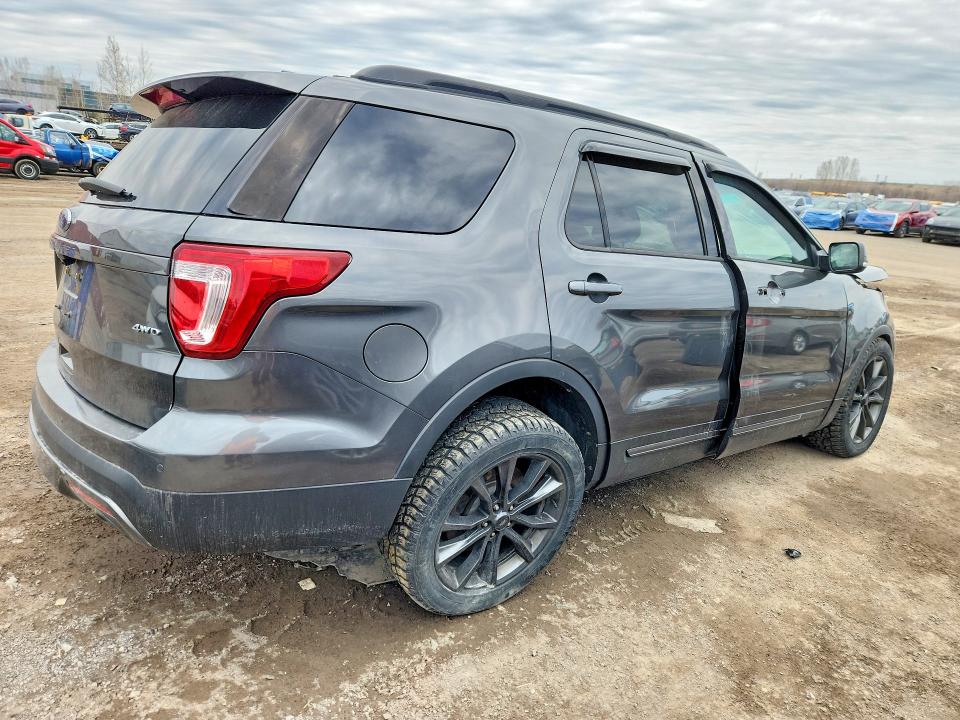 2017 Ford Explorer VIN 1FM5K8D86HGA05099 COPART salvage auction — ALL OVER, ON - PERMIT SALVAGE, sold $625 on 2026-07-28 (photo 3)