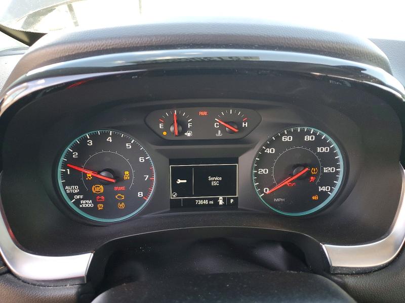 2020 Chevrolet Traverse VIN 1GNERFKW9LJ278644 COPART salvage auction — FRONT END, Id - Salvage Certificate Of Title, sold $3,800 on 2026-07-30 (photo 9)