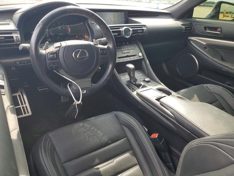 2022 Lexus Rc VIN JTHGZ5BC9N5025478 COPART salvage auction — SIDE, TX - SALVAGE VEHICLE TITLE (P), sold $12,000 on 2026-07-02 (photo 8)