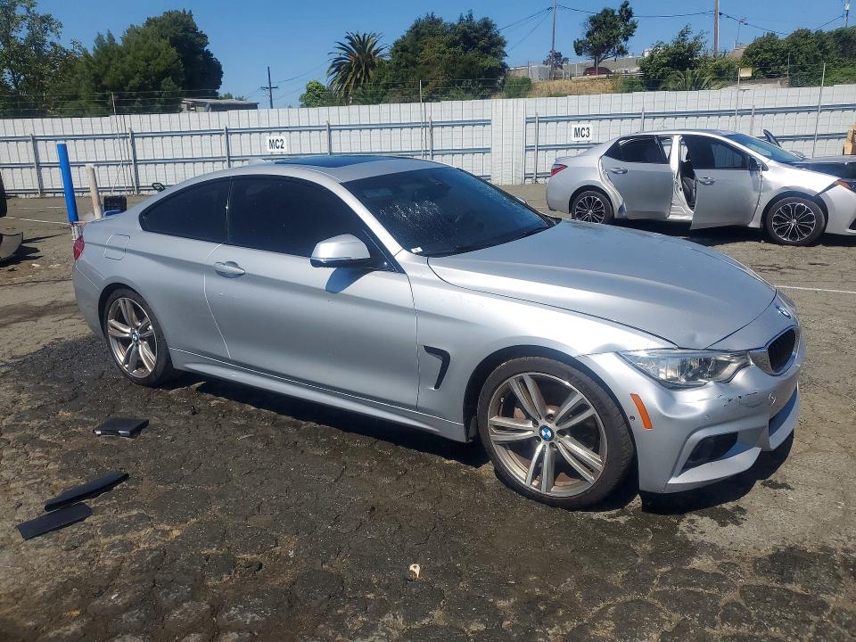 2016 BMW 4 series VIN WBA3R1C56GK529447 COPART salvage auction — FRONT END, CA - CERTIFICATE OF TITLE, sold $2,550 on 2026-07-07 (photo 4)