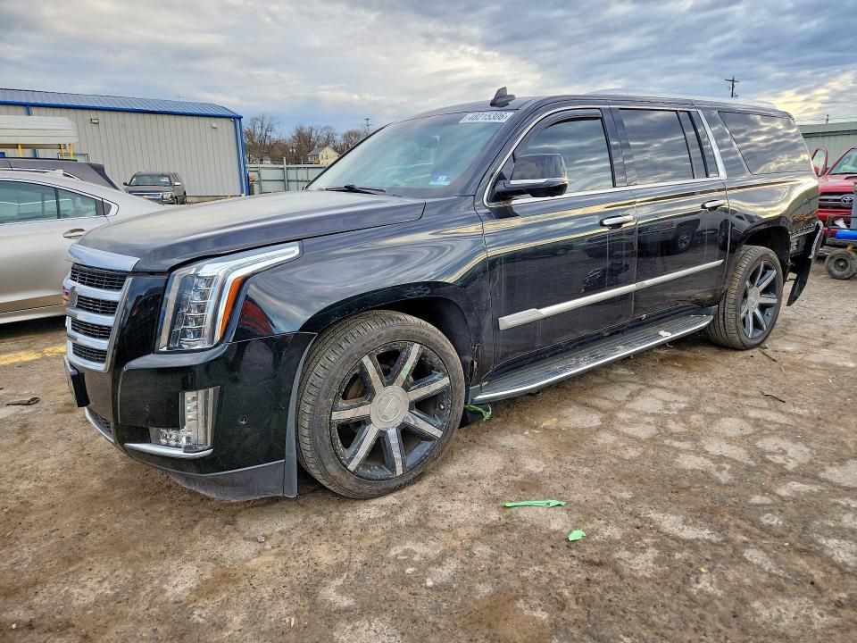 2019 Cadillac Escalade esv VIN 1GYS4JKJ2KR286323 COPART salvage auction — REAR END, Wv - Dealer Only Clean Title (P), sold $9,400 on 2026-07-14 (photo 1)