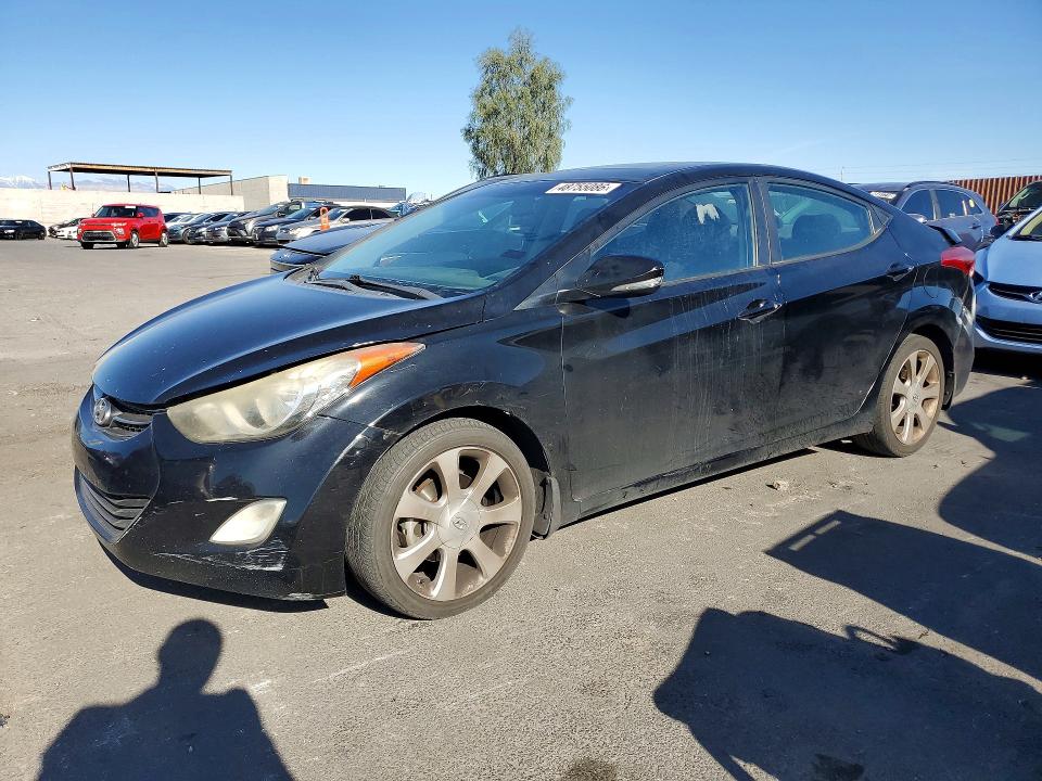 2013 Hyundai Elantra VIN KMHDH4AE9DU544163 COPART salvage auction — REAR END, NV, sold $1,150 on 2026-07-22 (photo 1)