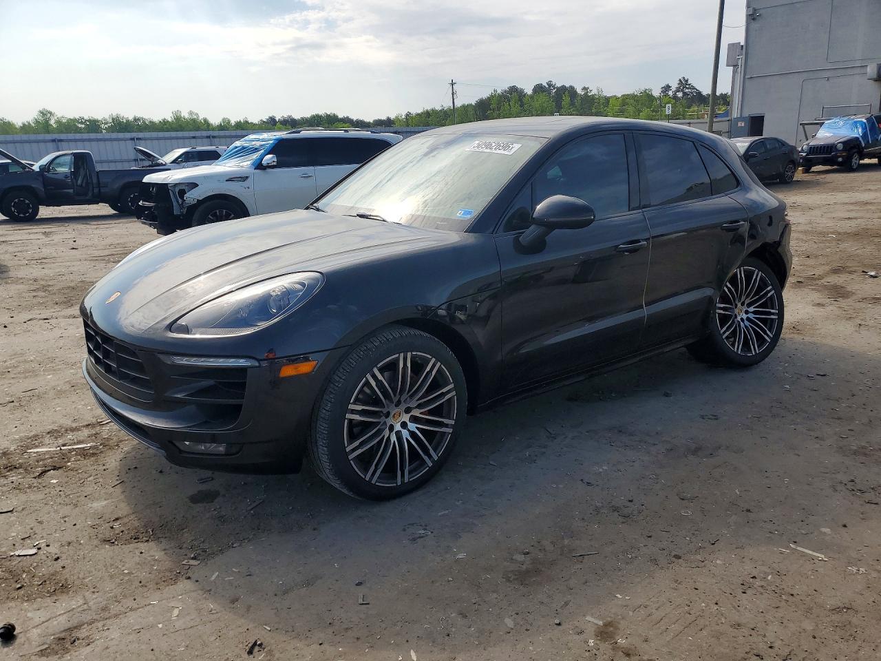 2018 Porsche Macan VIN WP1AG2A50JLB61534 COPART salvage auction — Rear End, VA - CERT OF TITLE - SALVAGE, sold $7,100 on 2026-07-01 (photo 1)