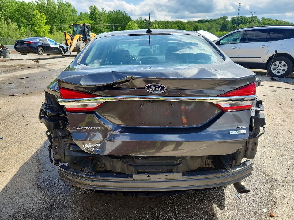 2017 Ford Fusion VIN 3FA6P0HD5HR372741 COPART salvage auction — REAR END, Ky - Bill Of Sale/Part Only/No Titl, sold $1,600 on 2026-07-06 (photo 6)