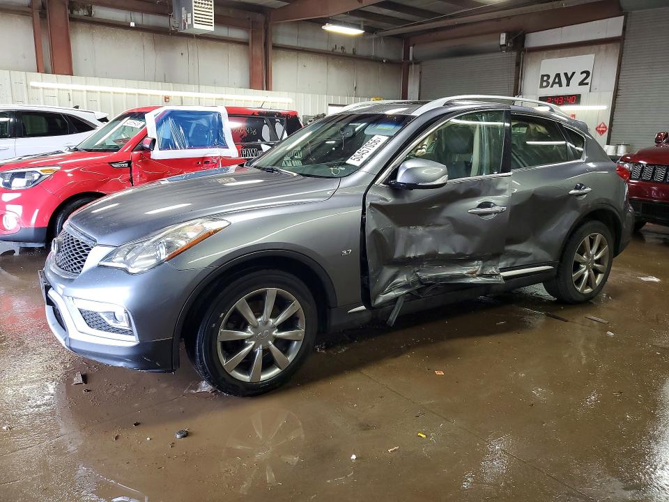 2016 Infiniti VIN JN1BJ0RR9GM270101 COPART salvage auction — SIDE, Il - Salvage Certificate, sold $1,150 on 2026-07-02 (photo 1)