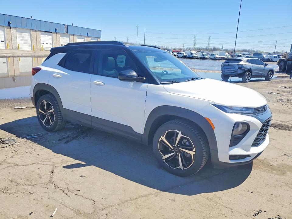 2021 Chevrolet Trailblazer VIN KL79MUSLXMB023951 COPART salvage auction — WATER/FLOOD, Mi - Scrap Cert Of Title-Flood Veh, sold $4,800 on 2026-07-14 (photo 4)