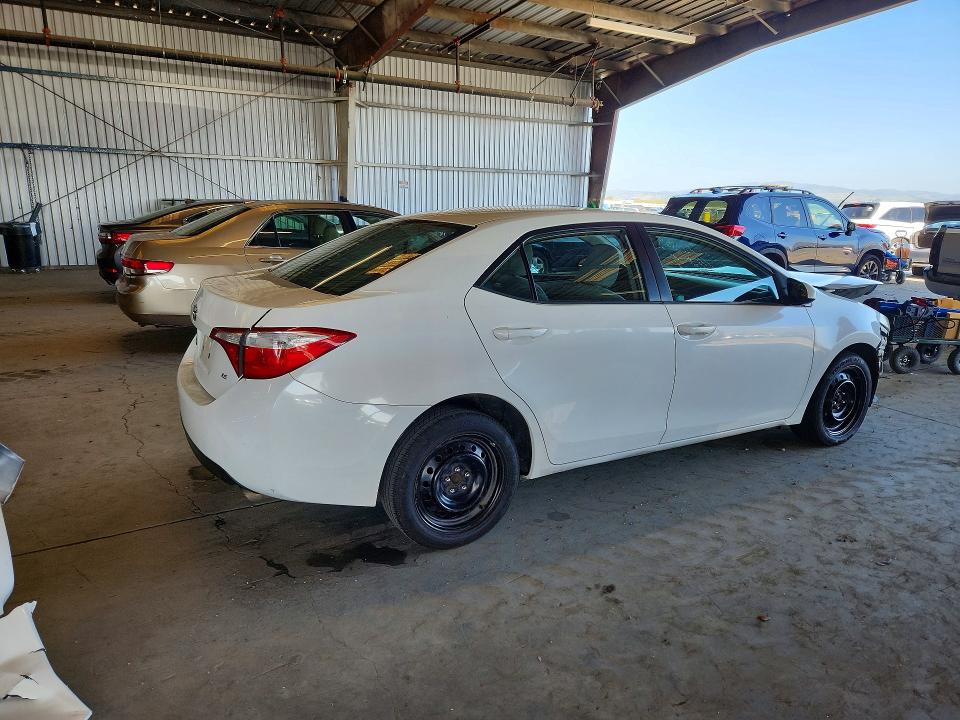 2015 Toyota Corolla VIN 5YFBURHE2FP260688 COPART salvage auction — FRONT END, Ca - Salvage Certificate, sold $1,350 on 2026-07-09 (photo 3)