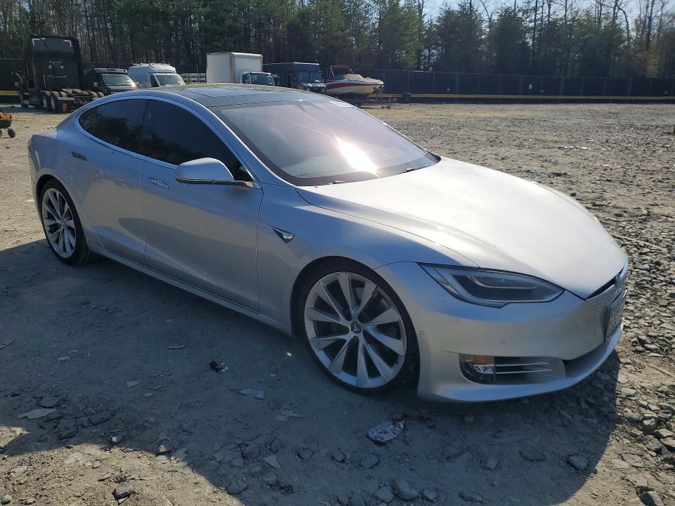 2018 Tesla Model s VIN 5YJSA1E20JF253571 COPART salvage auction — FRONT END, Md - Cert Of Salvage > 75% Damage, sold $10,200 on 2026-07-14 (photo 4)