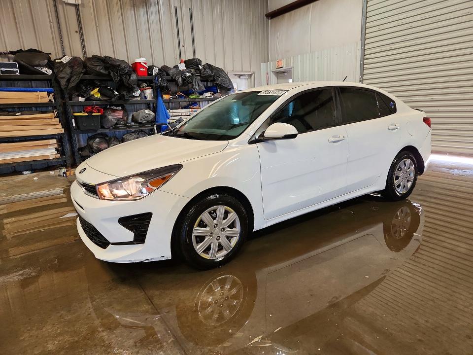 2021 Kia Rio VIN 3KPA24AD0ME378954 COPART salvage auction — REAR END, Wv - Certificate Of Title, sold $2,650 on 2026-07-09 (photo 1)