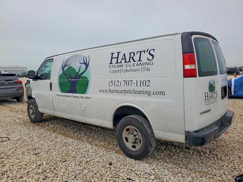 2019 Chevrolet Express 2500 VIN 1GCWGBFP8K1152532 COPART salvage auction — FRONT END, TX - SALVAGE VEHICLE TITLE, sold $2,400 on 2026-07-09 (photo 2)