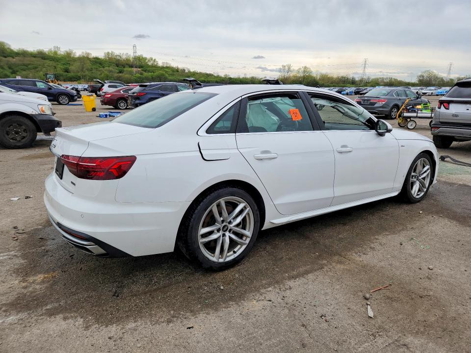 2023 Audi A4 VIN WAUEAAF48PN016802 COPART salvage auction — FRONT END, Il - Salvage Certificate, sold $5,700 on 2026-07-29 (photo 3)