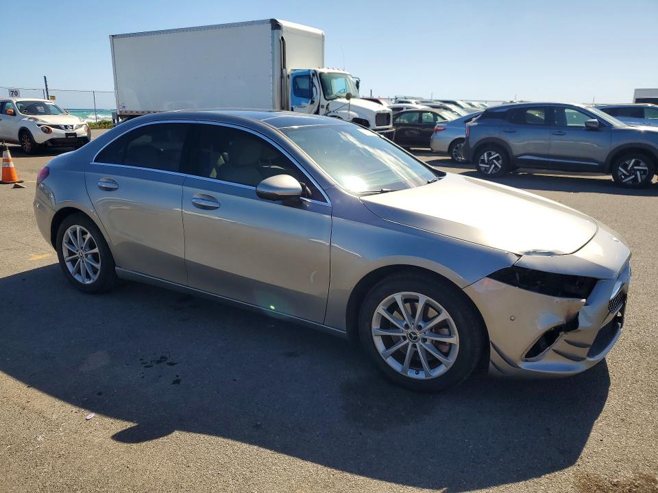 2019 Mercedes-benz A-klasse VIN WDD3G4EB4KW028674 COPART salvage auction — FRONT END, Hi - Certificate Of Salvage, sold $6,300 on 2026-08-03 (photo 4)