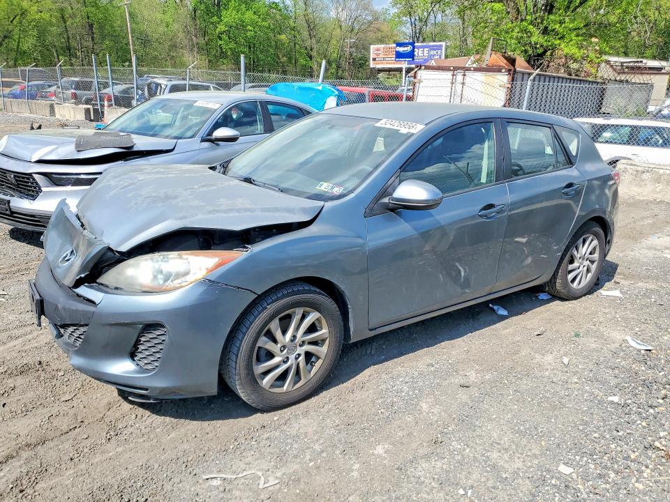 2012 Mazda 3 VIN JM1BL1L88C1628636 COPART salvage auction — FRONT END, Md - Cert Of Salvage > 75% Damage, sold $275 on 2026-07-23 (photo 1)