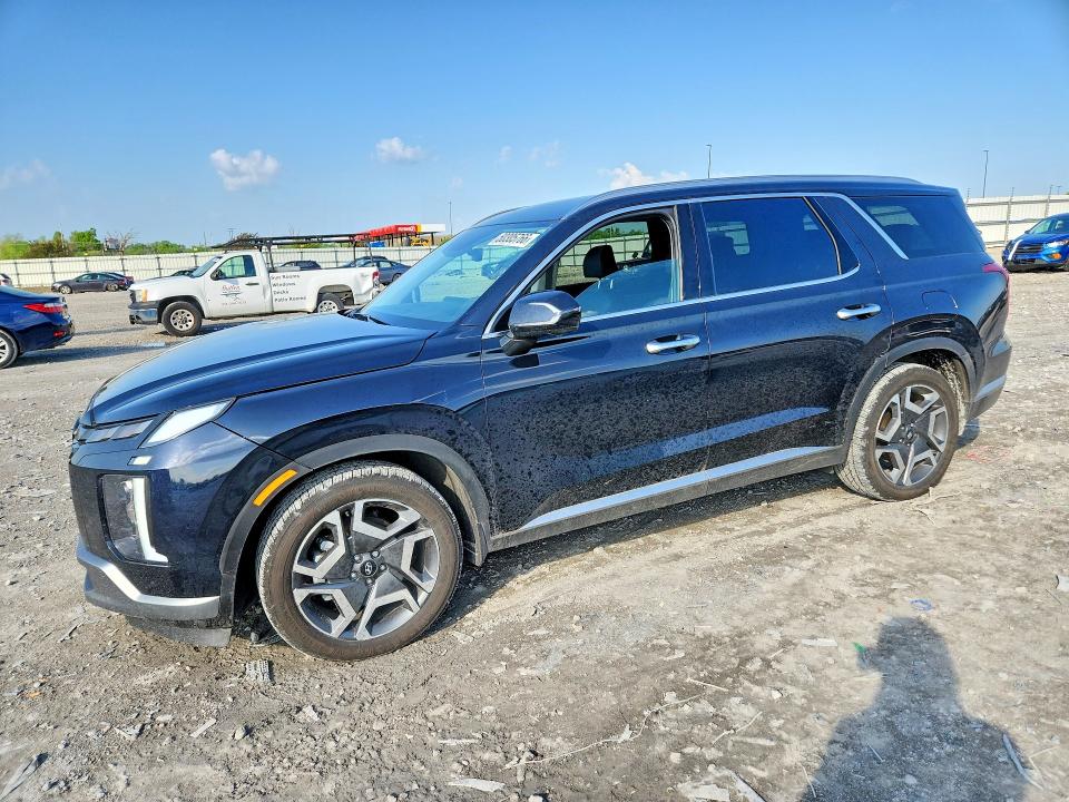 2025 Hyundai Palisade VIN KM8R4DGE0SU834443 COPART salvage auction — FRONT END, Wv - Salvage Certificate, sold $15,000 on 2026-08-03 (photo 1)