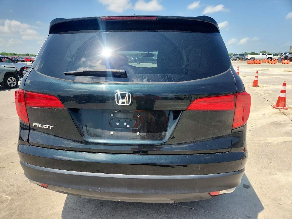 2016 Honda Pilot VIN 5FNYF5H50GB031677 COPART salvage auction — FRONT END, Tx - Salvage Vehicle Title, sold $2,600 on 2026-07-02 (photo 6)