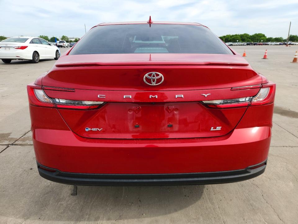 2025 Toyota Camry VIN 4T1DAACK9SU145708 COPART salvage auction — FRONT END, Tx - Certificate Of Title, sold $9,100 on 2026-07-09 (photo 6)