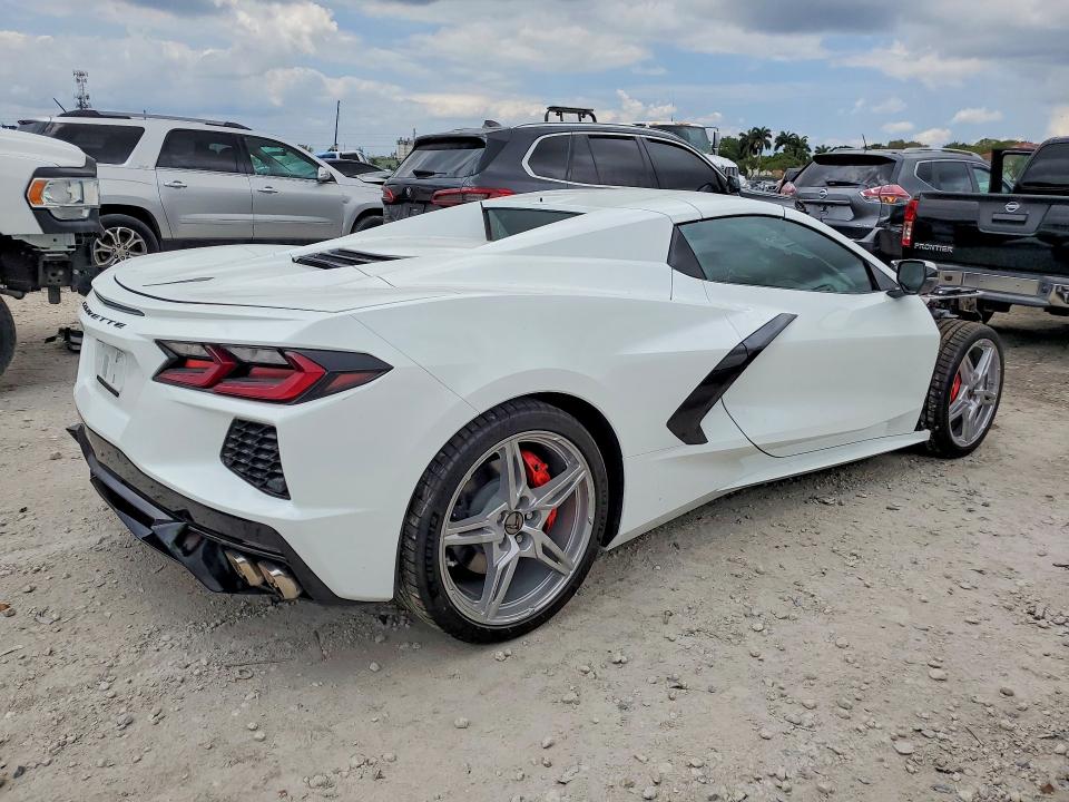 2021 Chevrolet Corvette VIN 1G1YA3D41M5119983 COPART salvage auction — FRONT END, FL - CERT OF TITLE SLVG REBUILDABLE, sold $34,750 on 2026-07-02 (photo 3)