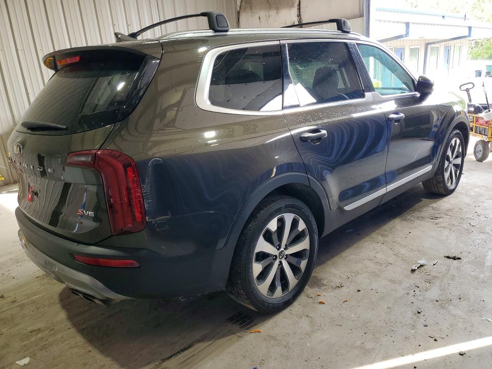 2021 Kia Telluride VIN 5XYP64HC1MG143526 COPART salvage auction — SIDE, Pa - Cert Of Title (P), sold $10,800 on 2026-07-30 (photo 3)