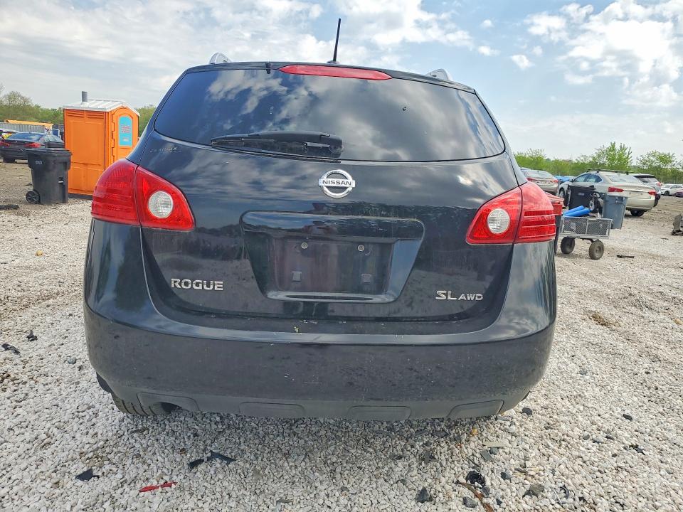 2008 Nissan Rogue VIN JN8AS58V38W412485 COPART salvage auction — UNDERCARRIAGE, Md - Cert Of Salvage > 75% Damage, sold $300 on 2026-07-28 (photo 6)