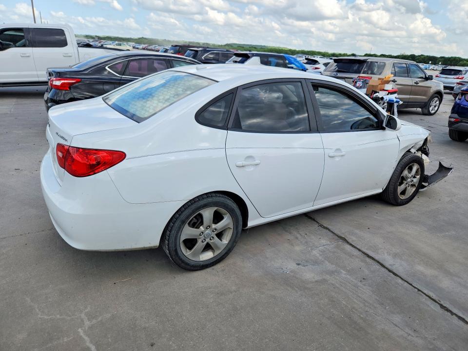 2007 Hyundai Elantra VIN KMHDU46D87U126550 COPART salvage auction — FRONT END, TX - SALVAGE VEHICLE TITLE (P), sold $525 on 2026-07-20 (photo 3)