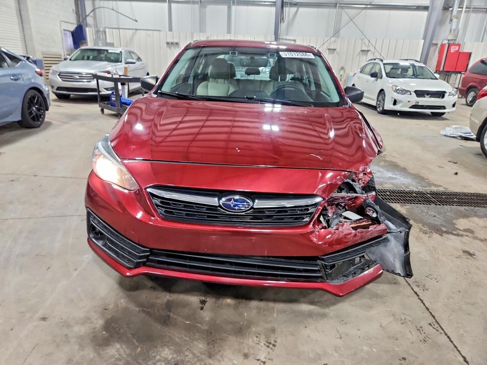 2022 Subaru Impreza VIN 4S3GKAB69N3602482 COPART salvage auction — FRONT END, Mn - Cert Of Title-Salvage, sold $2,600 on 2026-07-09 (photo 5)