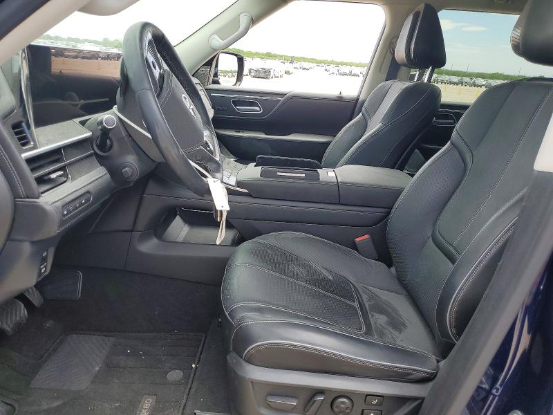2025 Infiniti Qx80 VIN JN8AZ3DE9S9701074 COPART salvage auction — FRONT END, Tx - Salvage Vehicle Title, sold $35,750 on 2026-07-02 (photo 7)