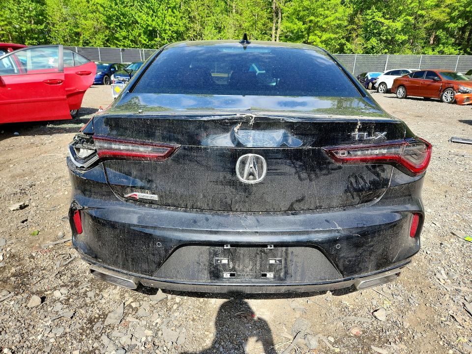 2021 Acura Tlx VIN 19UUB5F59MA008370 COPART salvage auction — REAR END, Md - Cert Of Salvage > 75% Damage, sold $14,000 on 2026-07-02 (photo 6)