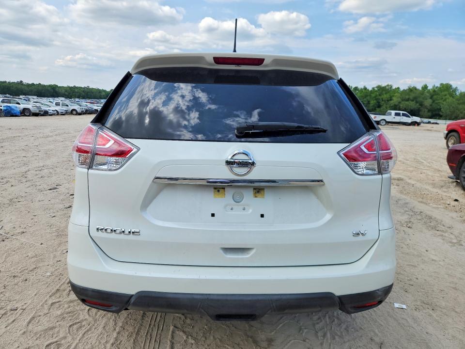 2016 Nissan Rogue VIN KNMAT2MT7GP736687 COPART salvage auction — FRONT END, FL - CERT OF TITLE SLVG REBUILDABLE, sold $3,500 on 2026-07-10 (photo 6)